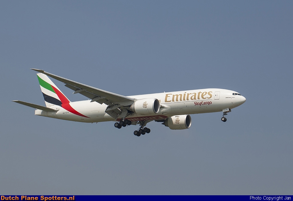 A6-EFN Boeing 777-F Emirates Sky Cargo by Jan