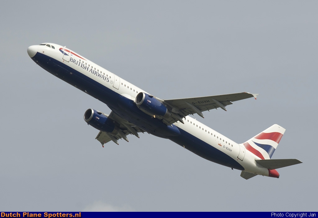 G-EUXH Airbus A321 British Airways by Jan