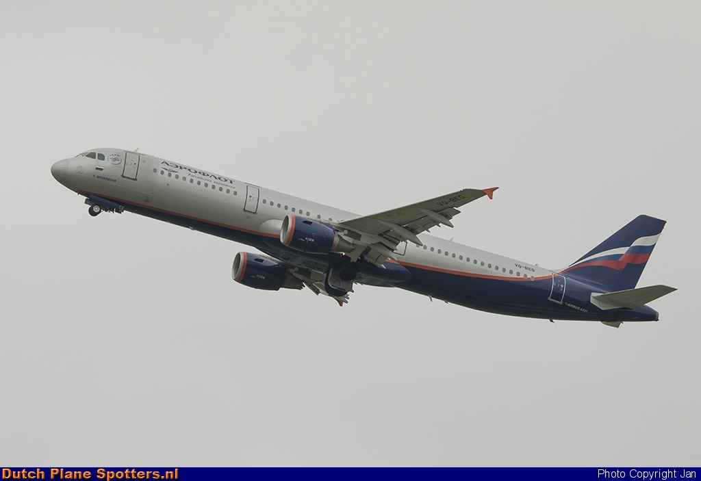 VQ-BEG Airbus A321 Aeroflot - Russian Airlines by Jan
