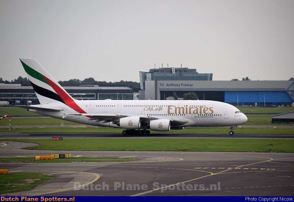 A6-EUD Airbus A380-800 Emirates by Nicole