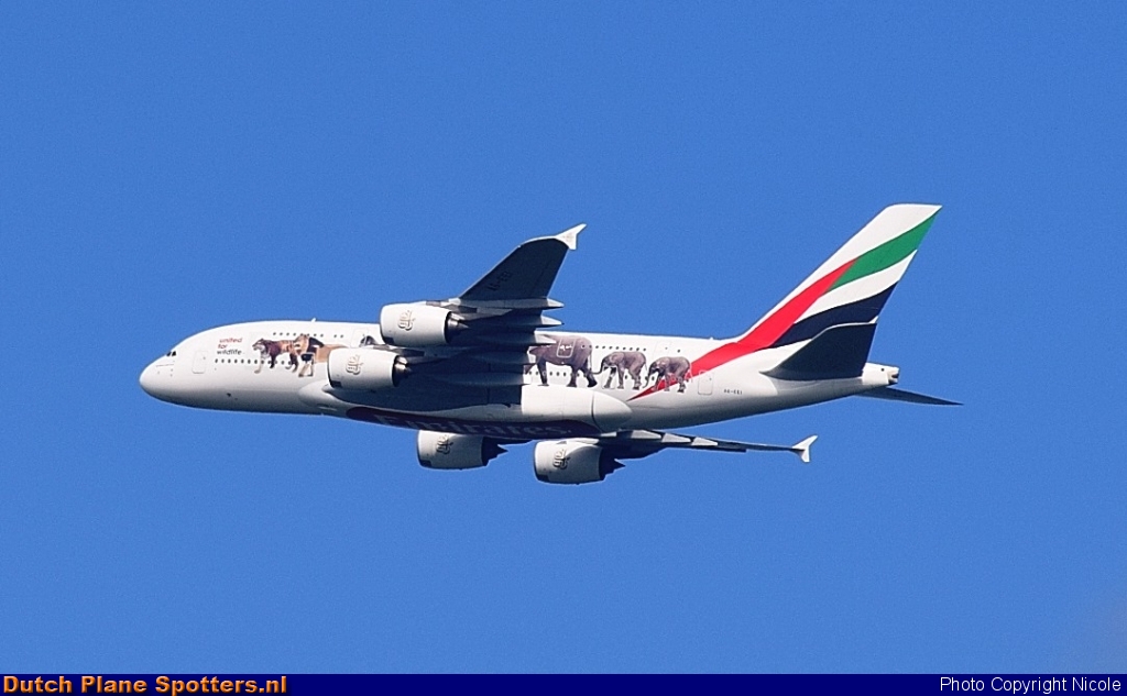A6-EEI Airbus A380-800 Emirates by Nicole