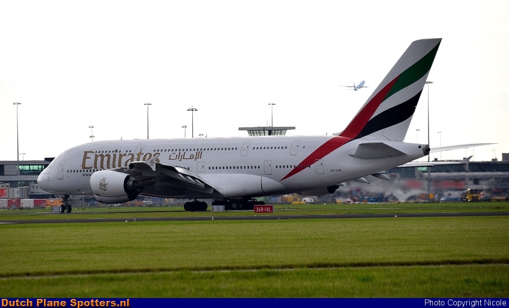 A6-EOB Airbus A380-800 Emirates by Nicole