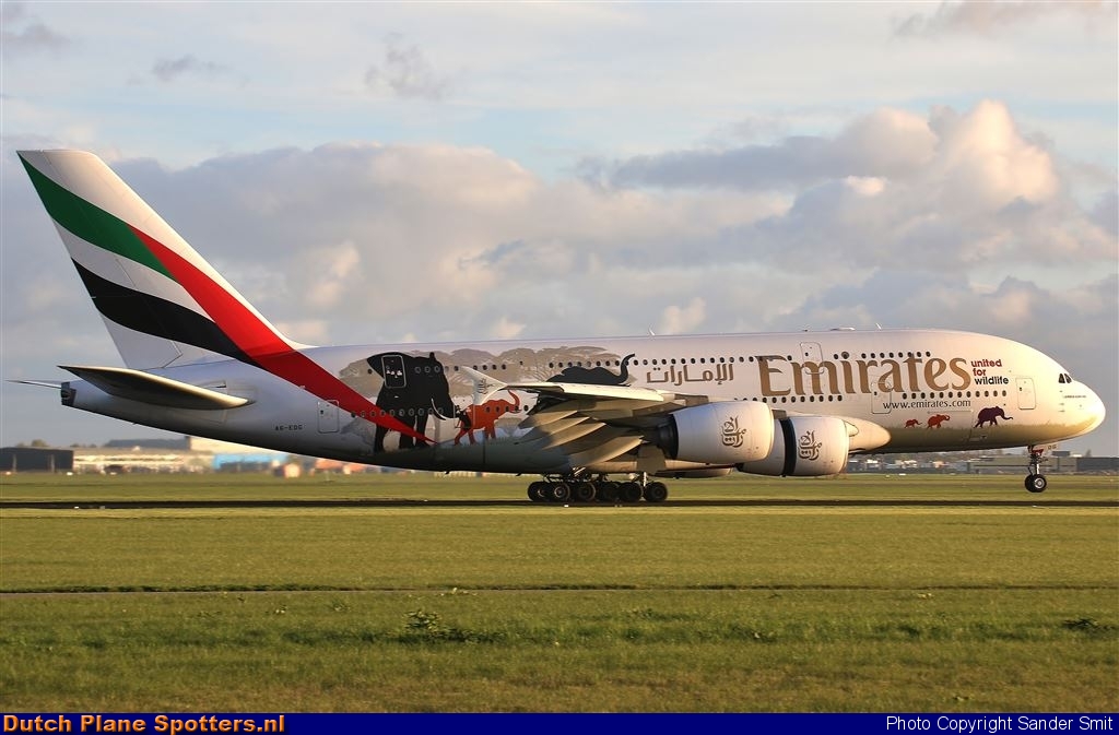 A6-EDG Airbus A380-800 Emirates by Sander Smit