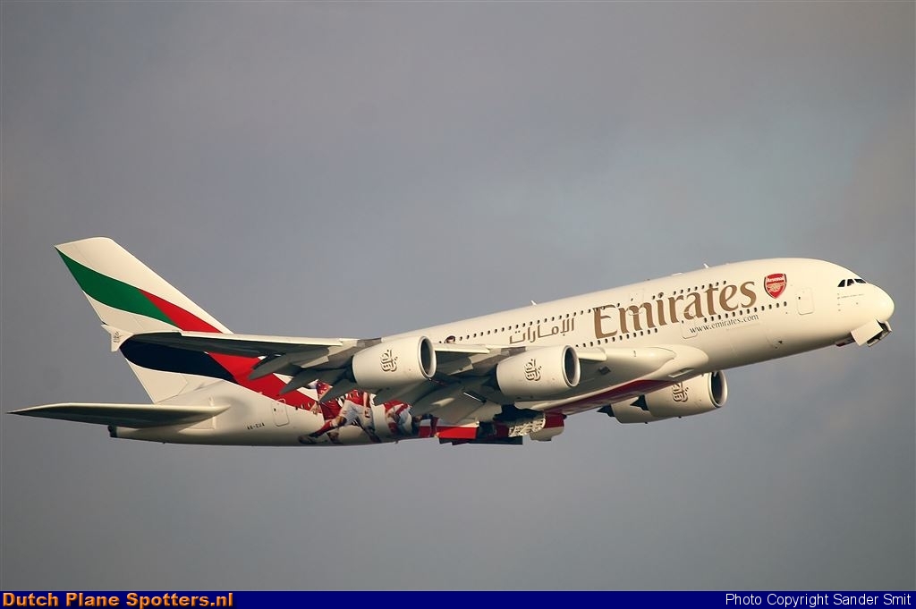 A6-EUA Airbus A380-800 Emirates by Sander Smit