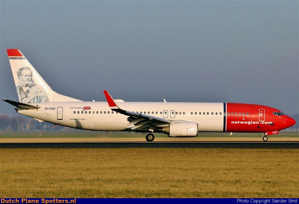 EI-FHO Boeing 737-800 Norwegian Air International by Sander Smit