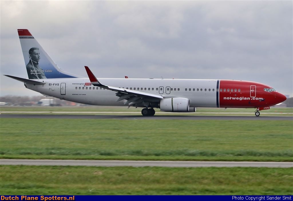 EI-FVS Boeing 737-800 Norwegian Air International by Sander Smit