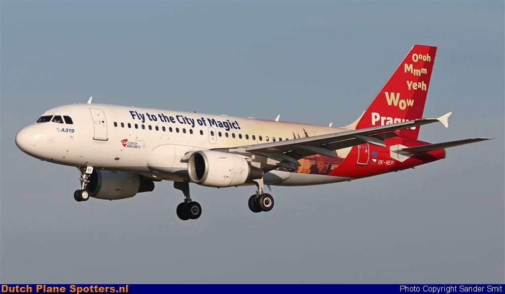 OK-NEP Airbus A319 CSA Czech Airlines by Sander Smit