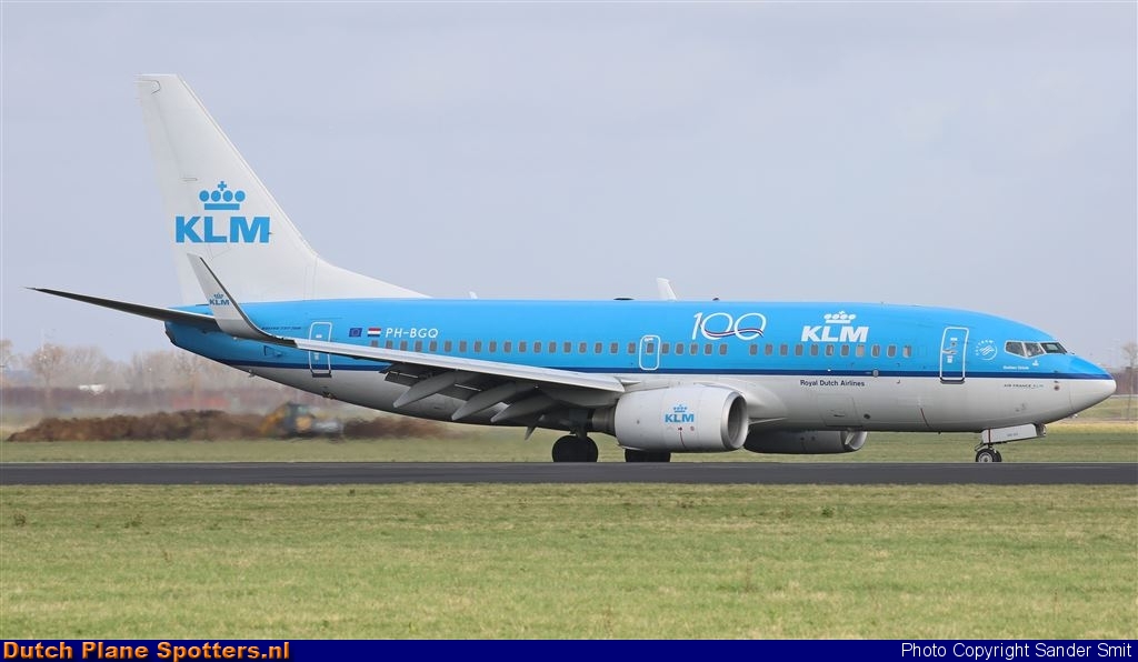 PH-BGQ Boeing 737-700 KLM Royal Dutch Airlines by Sander Smit