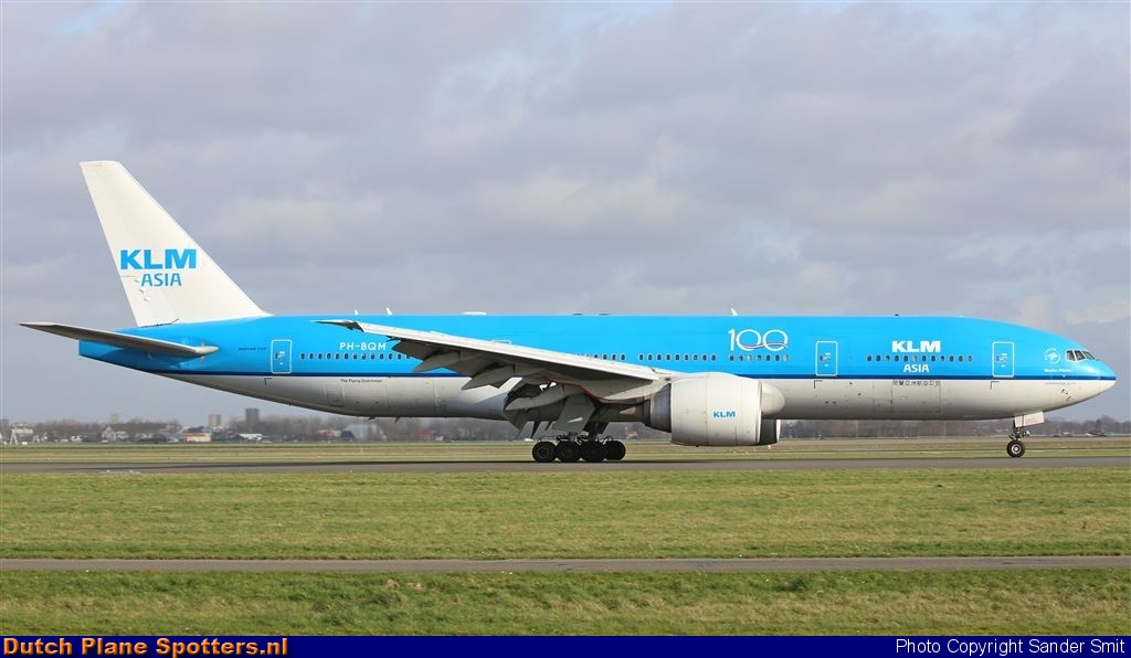 PH-BQM Boeing 777-200 KLM Asia by Sander Smit