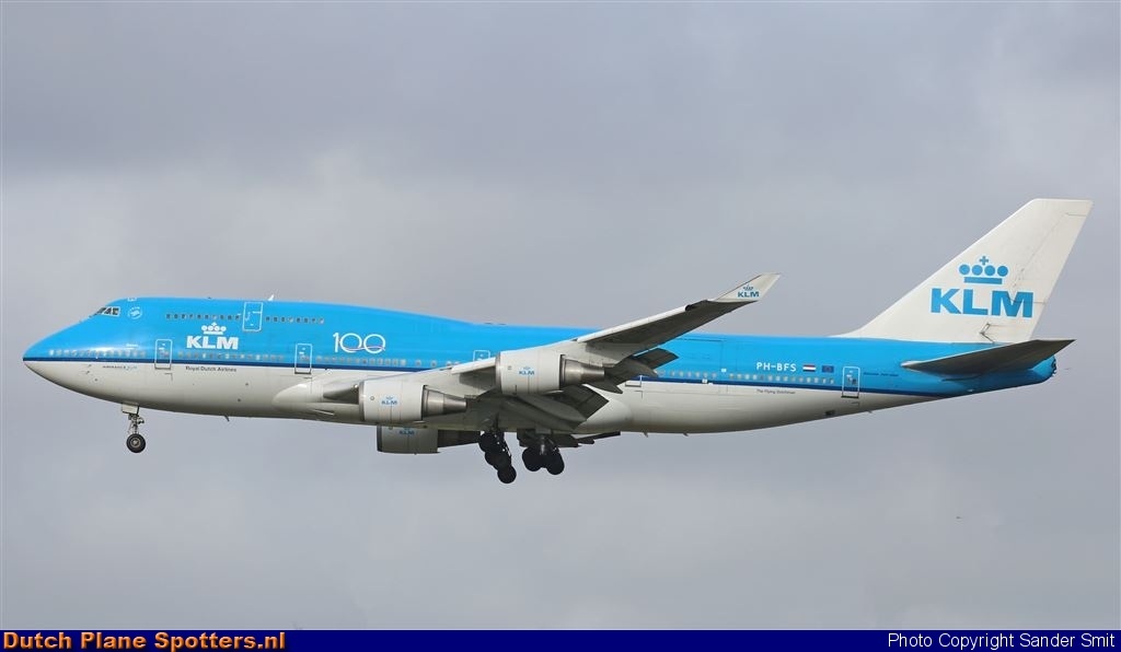 PH-BFS Boeing 747-400 KLM Royal Dutch Airlines by Sander Smit
