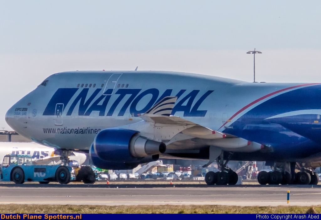 N744CA Boeing 747-400 National Airlines by Arash Abed