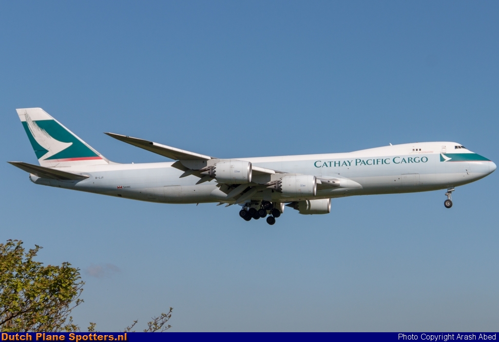 B-LJI Boeing 747-8 Cathay Pacific Cargo by Arash Abed