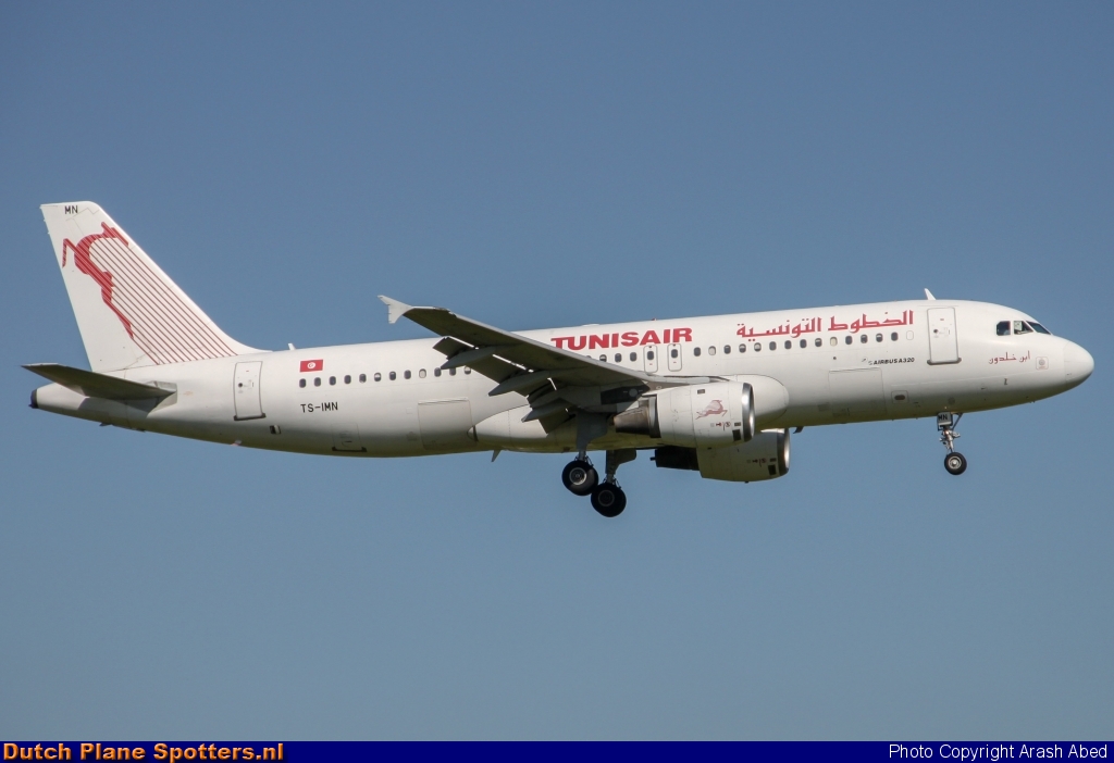 TS-IMN Airbus A320 Tunisair by Arash Abed