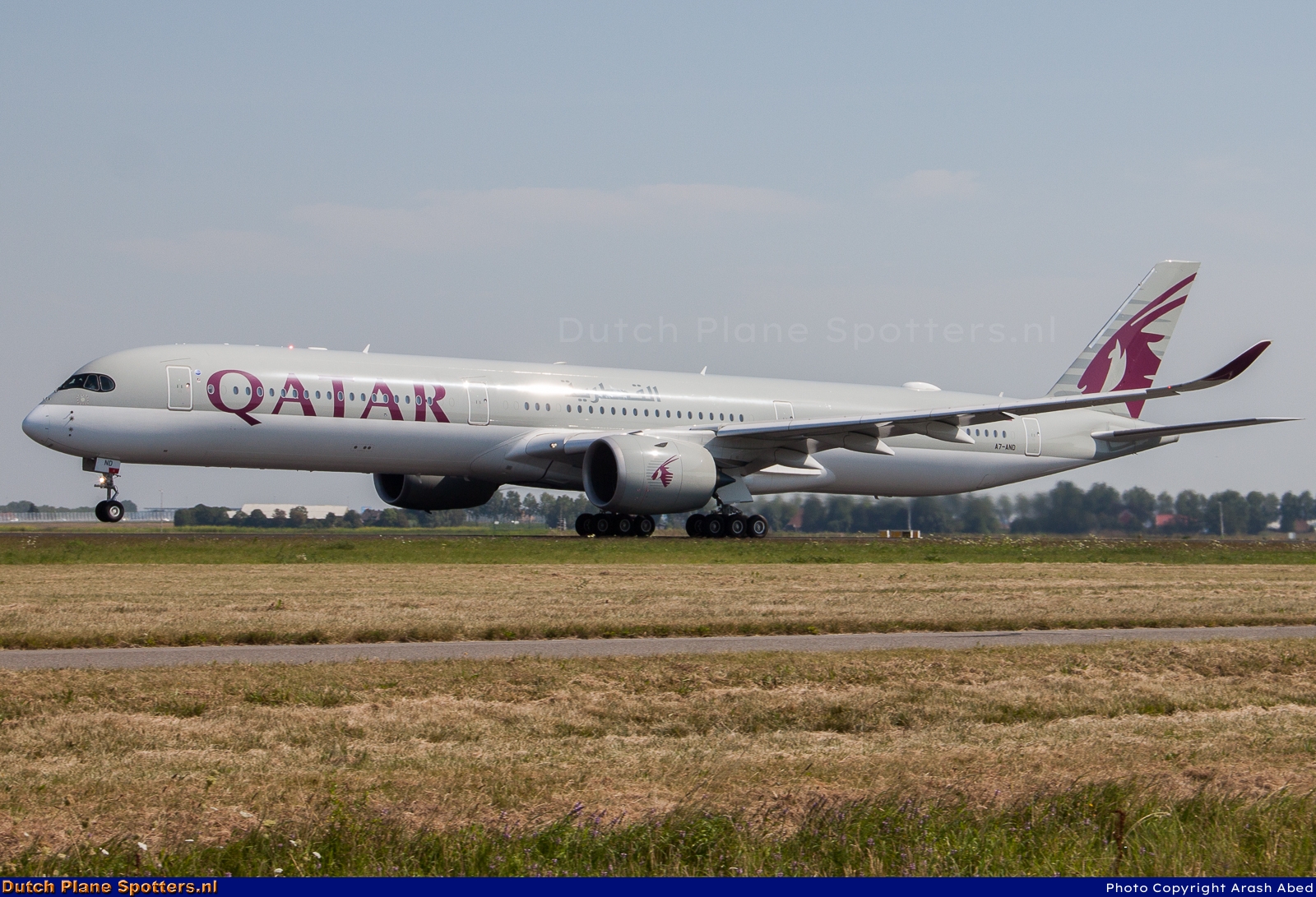 A7-AND Airbus A350-1000 Qatar Airways by Arash Abed