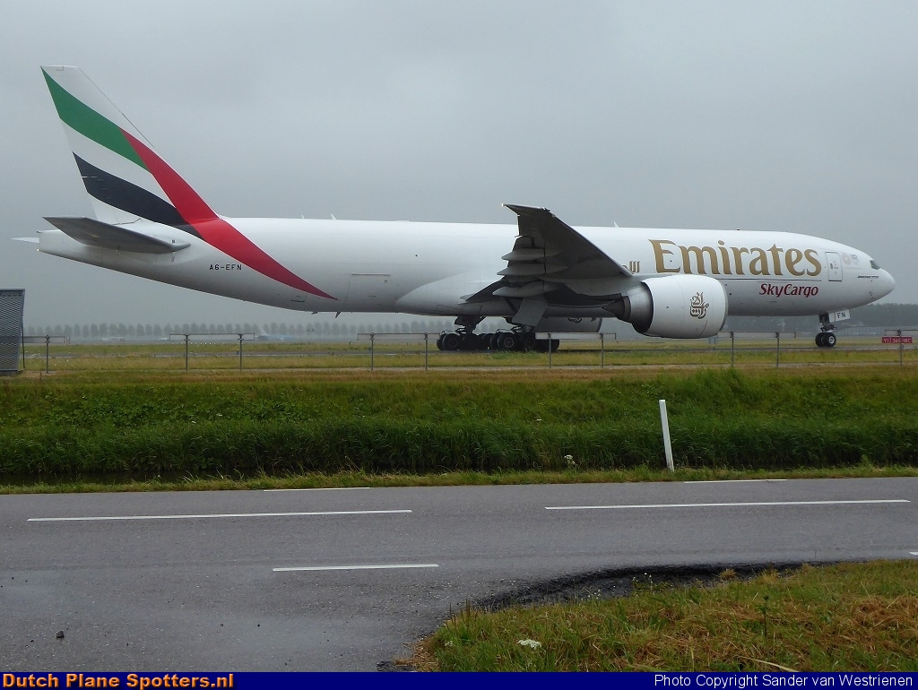 A6-EFN Boeing 777-F Emirates Sky Cargo by Sander van Westrienen