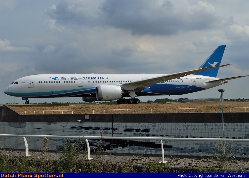 B-7836 Boeing 787-9 Dreamliner Xiamen Airlines by Sander van Westrienen