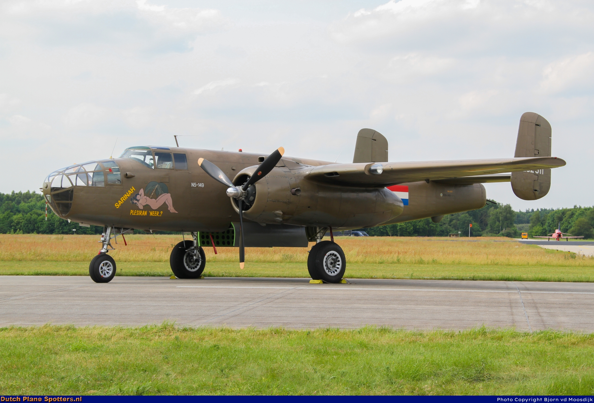 PH-XXV North American B-25 Mitchell MIL - Dutch Royal Air Force Historical Flight by Bjorn van de Moosdijk