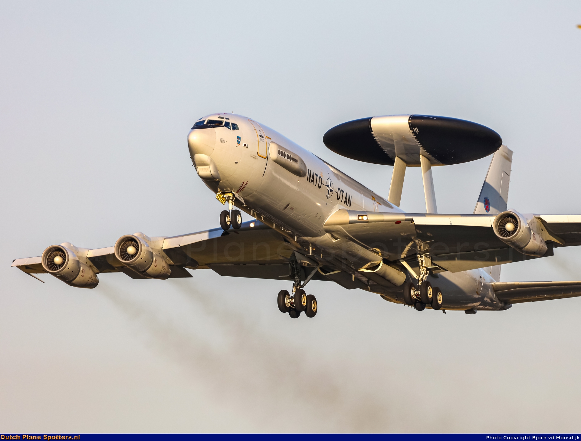 LX-N90452 Boeing E-3 Sentry MIL - NATO Airborne Early Warning Force by Bjorn van de Moosdijk