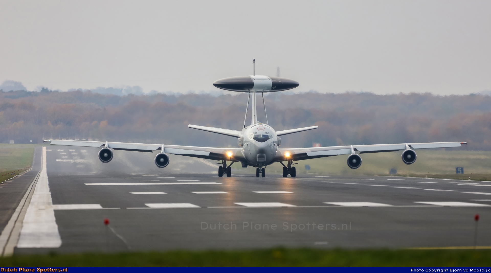 LX-N90445 Boeing E-3 Sentry MIL - NATO Airborne Early Warning Force by Bjorn van de Moosdijk