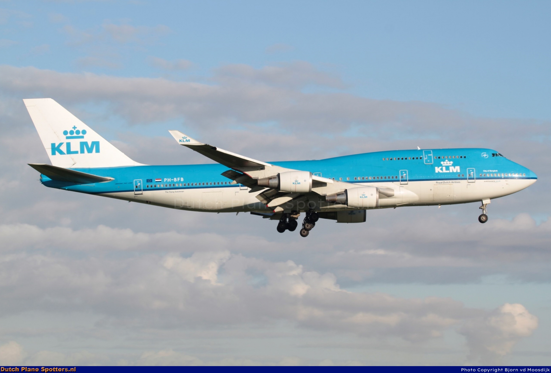 PH-BFB Boeing 747-400 KLM Royal Dutch Airlines by Bjorn van de Moosdijk
