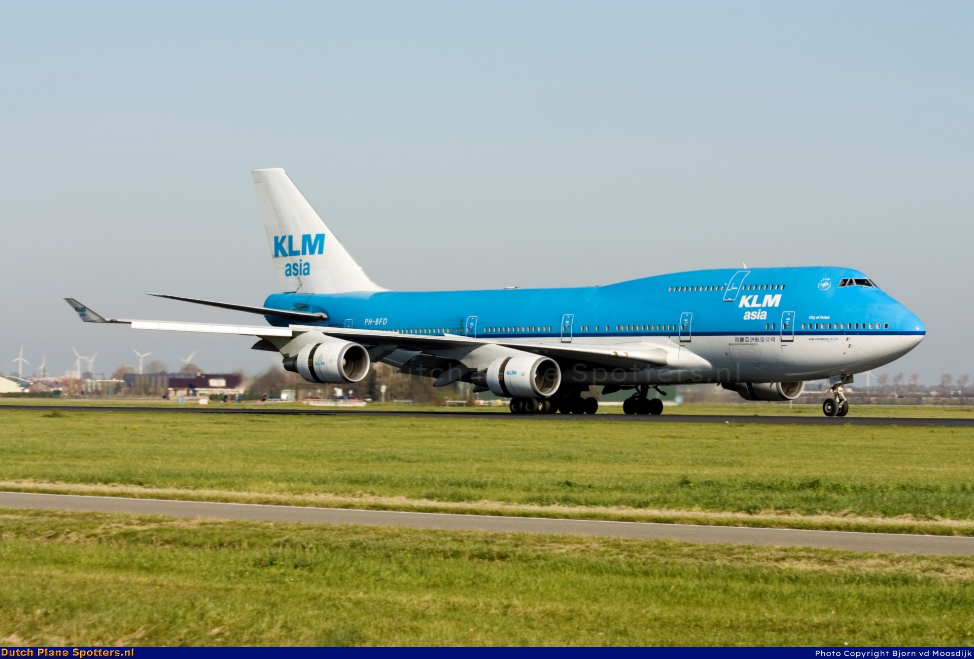 PH-BFD Boeing 747-400 KLM Asia by Bjorn van de Moosdijk