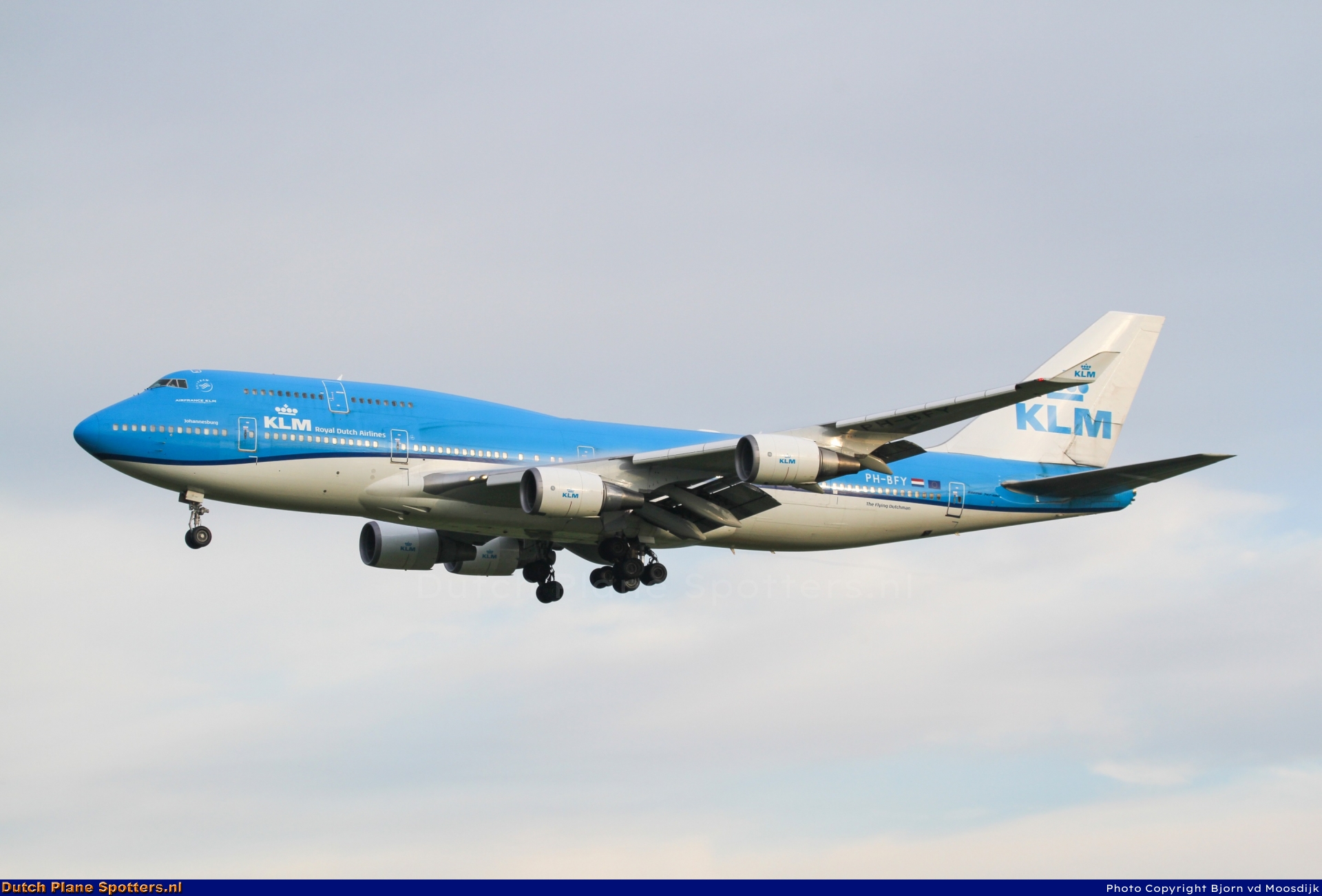 PH-BFY Boeing 747-400 KLM Royal Dutch Airlines by Bjorn van de Moosdijk