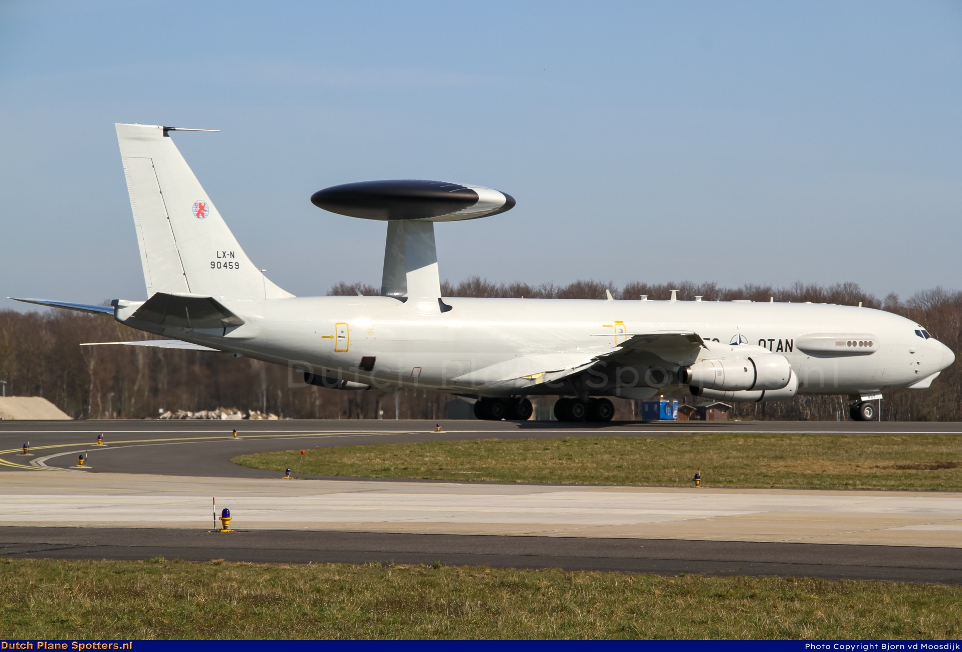 LX-N90459 Boeing E-3 Sentry MIL - NATO Airborne Early Warning Force by Bjorn van de Moosdijk