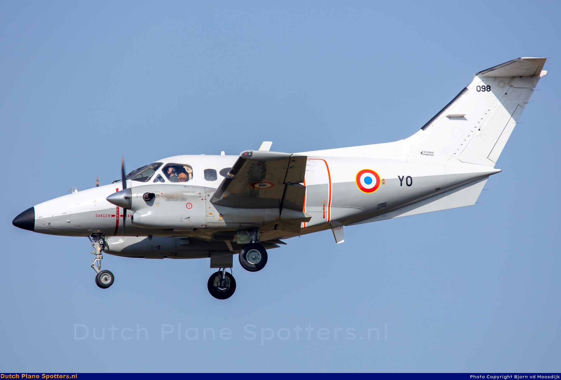 098 Embraer 121 Xingu MIL - French Air Force by Bjorn van de Moosdijk