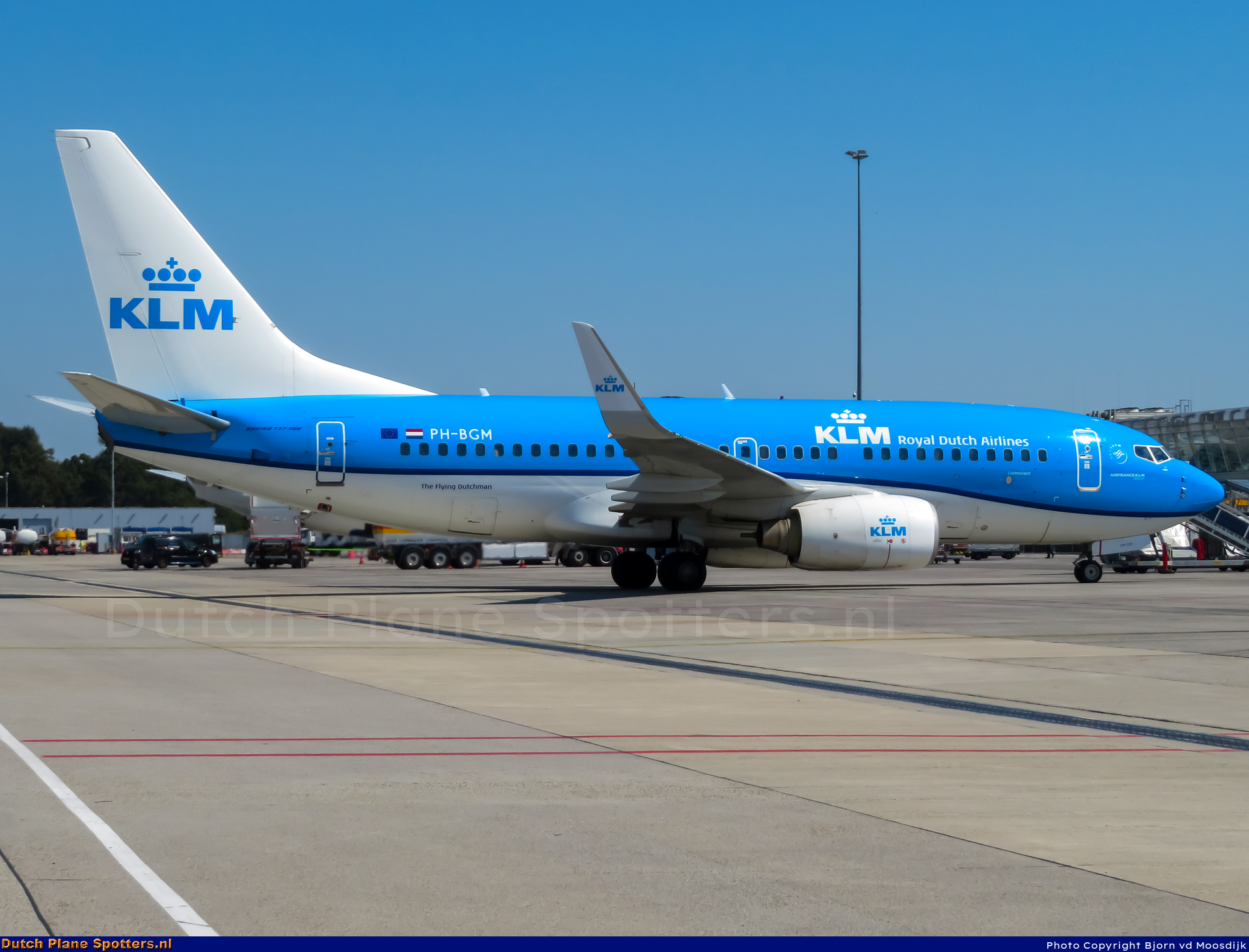 PH-BGM Boeing 737-700 KLM Royal Dutch Airlines by Bjorn van de Moosdijk