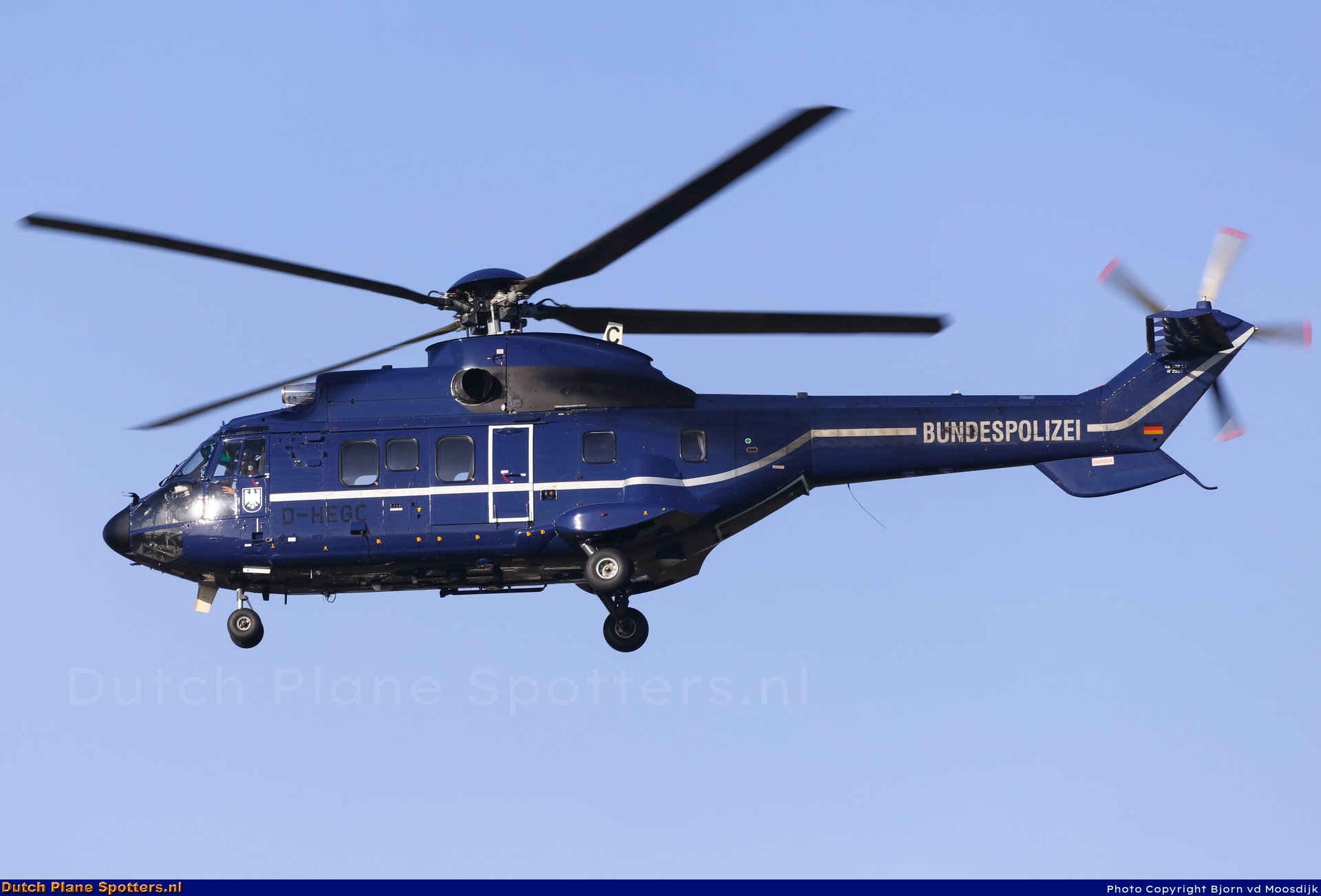 D-HEGC Eurocopter AS332 Super Puma Germany - Police by Bjorn van de Moosdijk