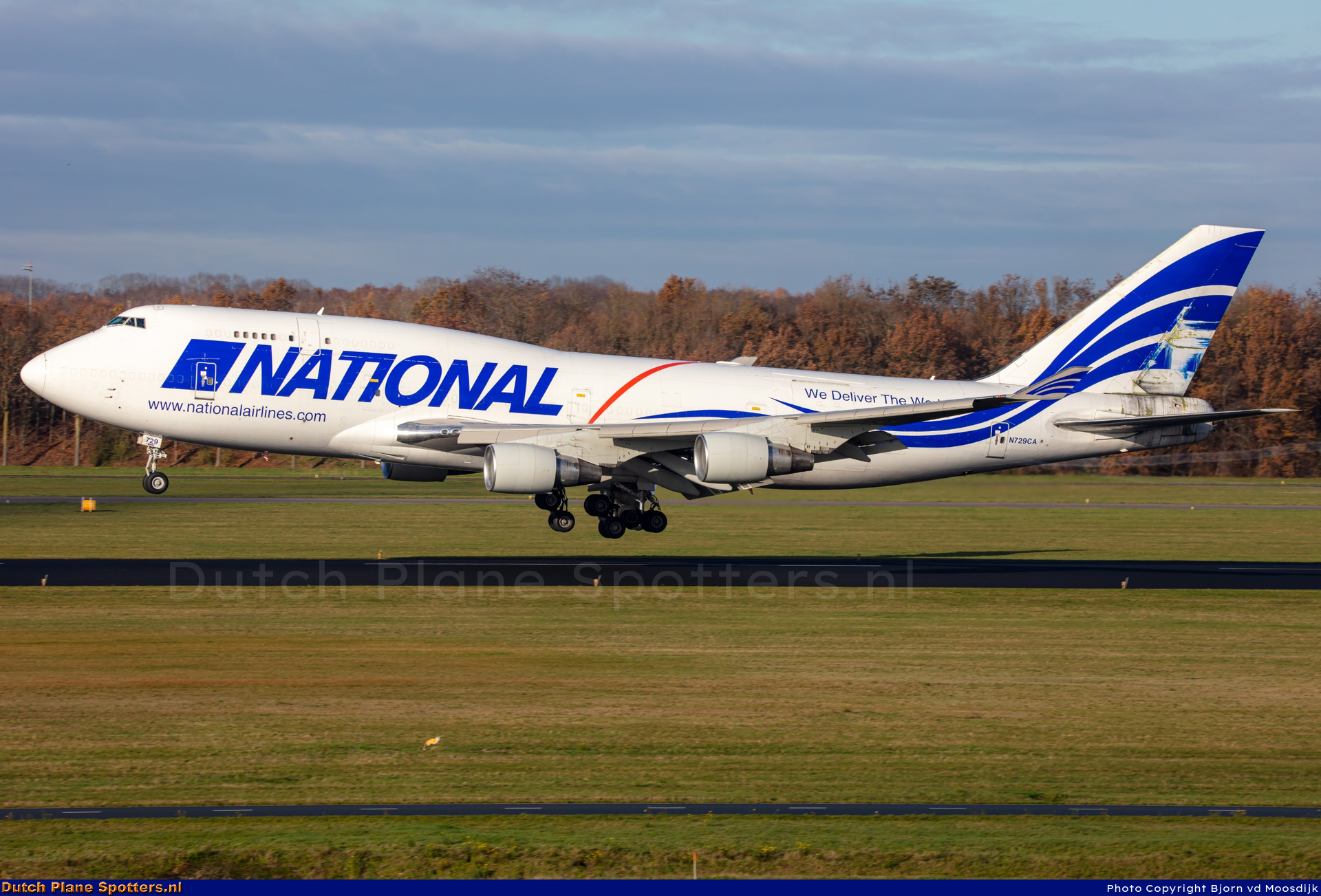 N729CA Boeing 747-400 National Airlines by Bjorn van de Moosdijk