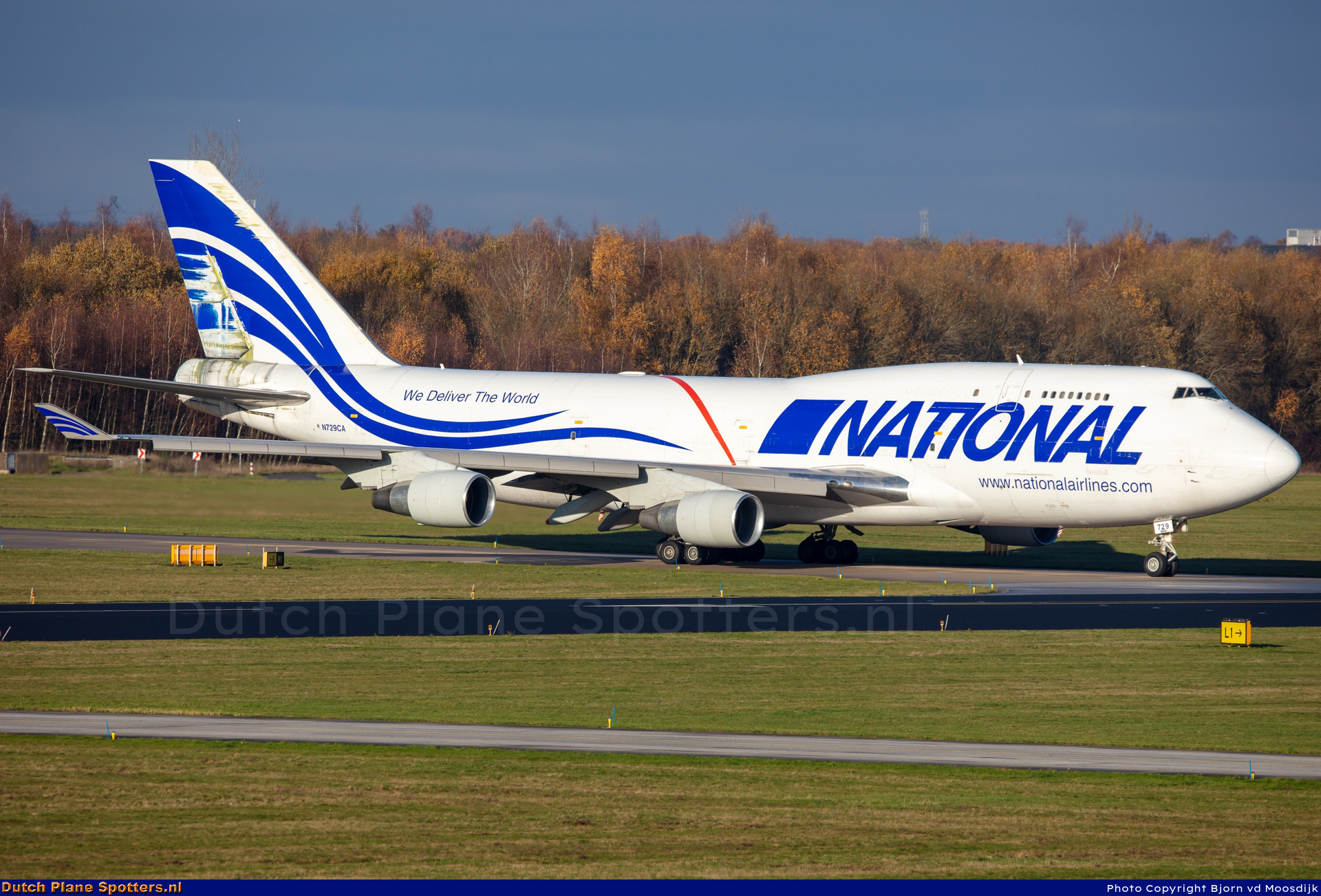 N729CA Boeing 747-400 National Airlines by Bjorn van de Moosdijk