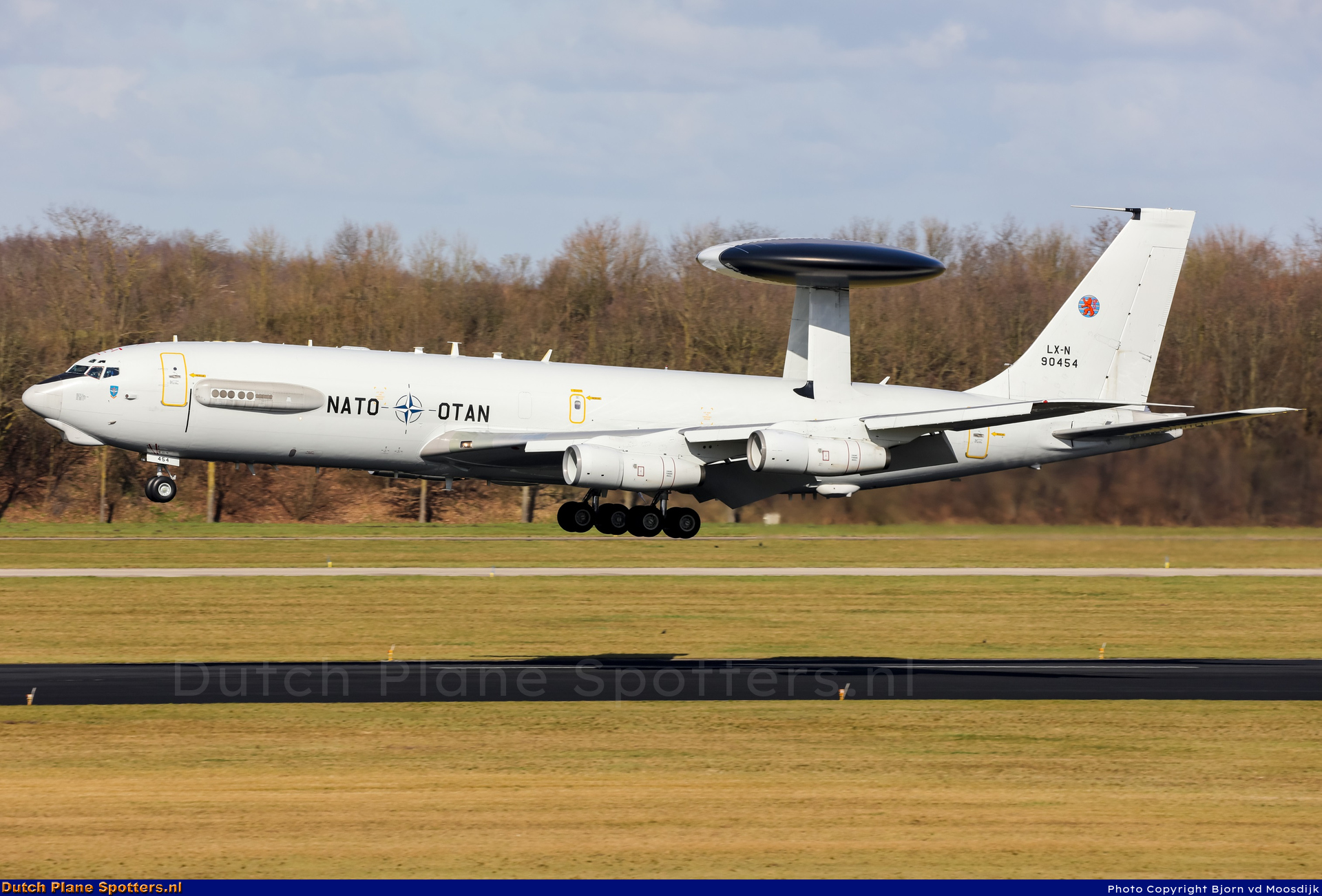 LX-N90454 Boeing E-3 Sentry MIL - NATO Airborne Early Warning Force by Bjorn van de Moosdijk