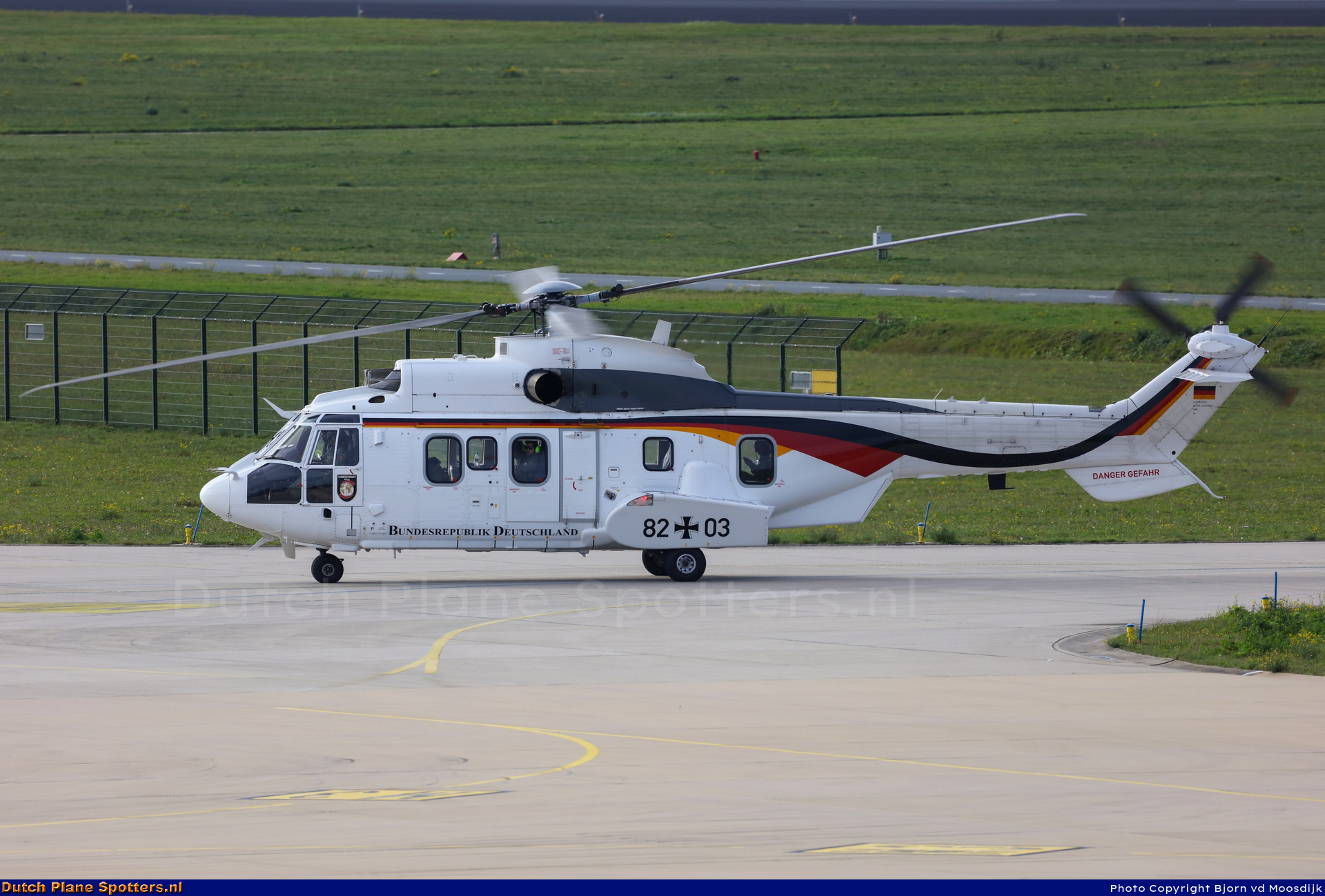 82+03 Eurocopter AS532 Cougar MIL - German Air Force by Bjorn vd Moosdijk