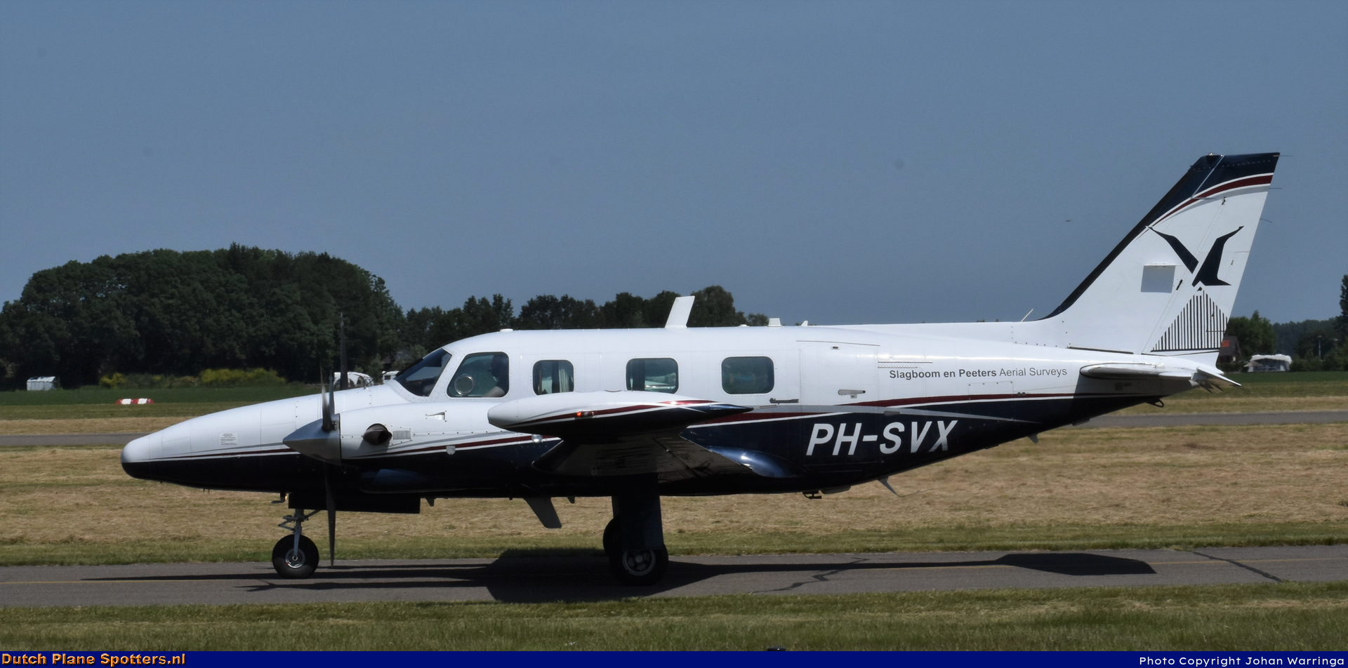 PH-SVX Piper PA-31 Cheyenne II Slagboom en Peeters Luchtfotografie by Johan Warringa