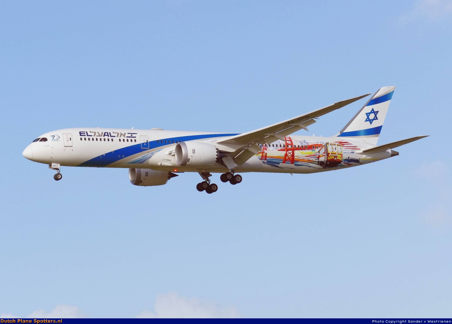 4X-EDD Boeing 787-9 Dreamliner El Al Israel Airlines by Sander v Westrienen