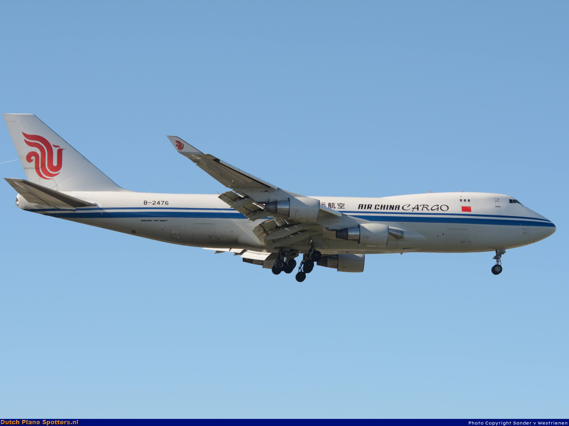 B-2476 Boeing 747-400 Air China Cargo by Sander v Westrienen