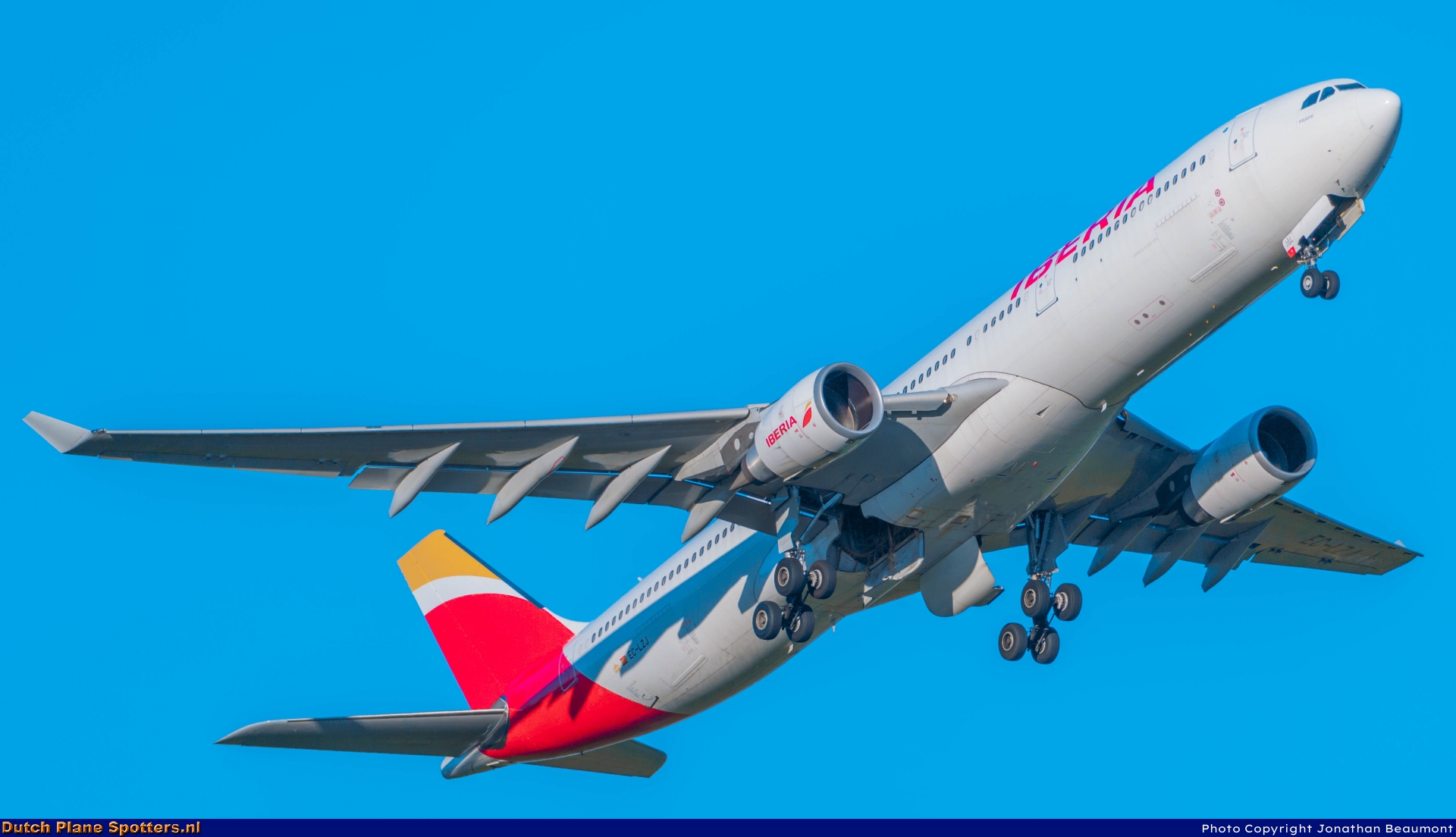 EC-LZJ Airbus A330-300 Iberia by Jonathan Beaumont