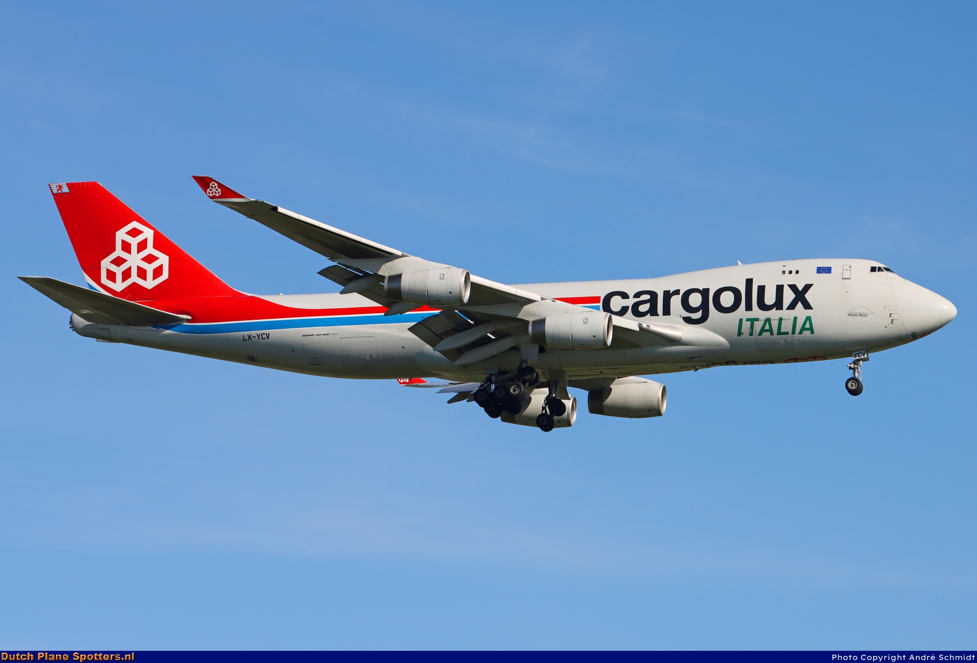 LX-YCV Boeing 747-400 Cargolux Italia by André Schmidt
