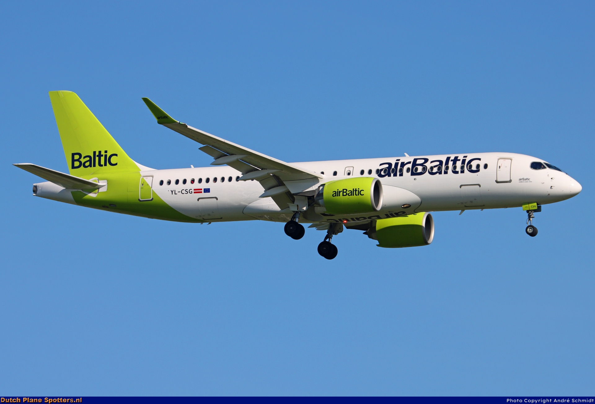 YL-CSG Airbus A220-300 Air Baltic by André Schmidt