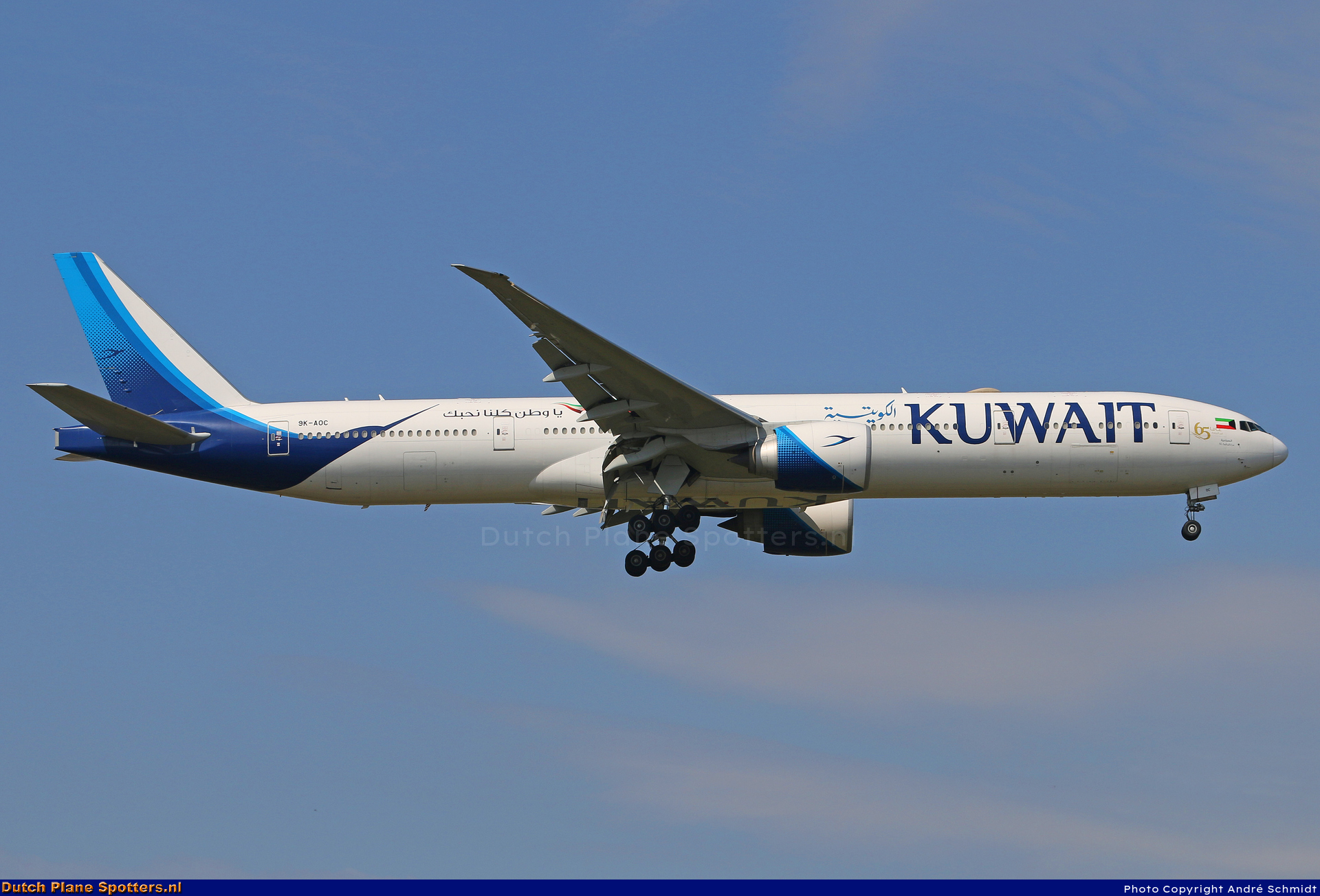 9K-AOC Boeing 777-300 Kuwait Airways by André Schmidt
