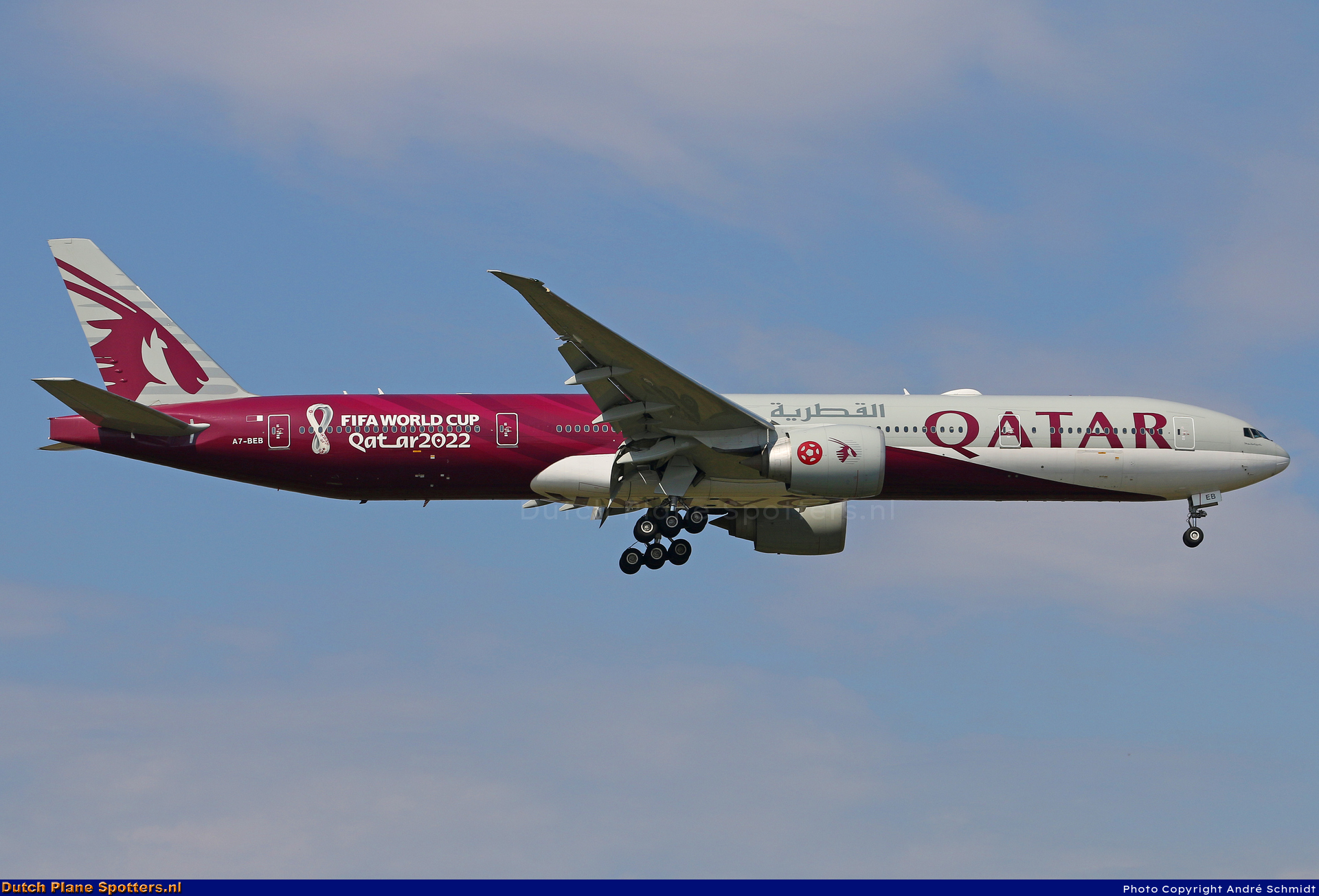 A7-BEB Boeing 777-300 Qatar Airways by André Schmidt