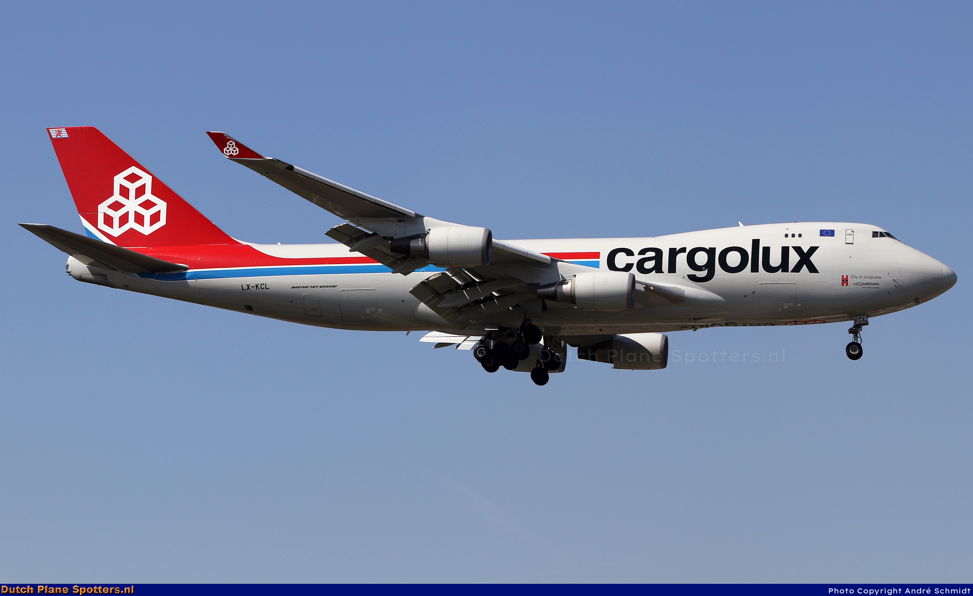 LX-KCL Boeing 747-400 Cargolux by André Schmidt