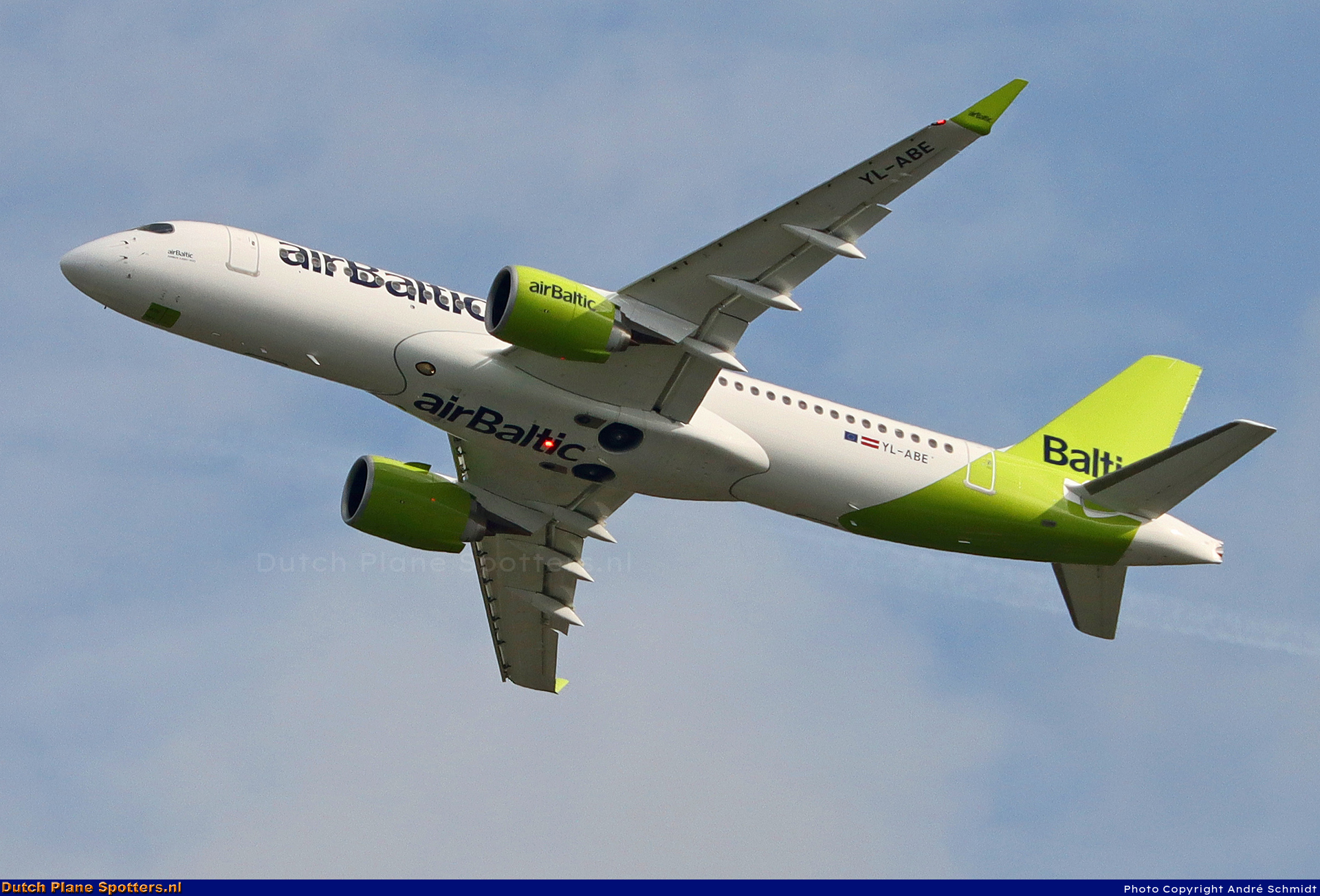 YL-ABE Airbus A220-300 Air Baltic by André Schmidt
