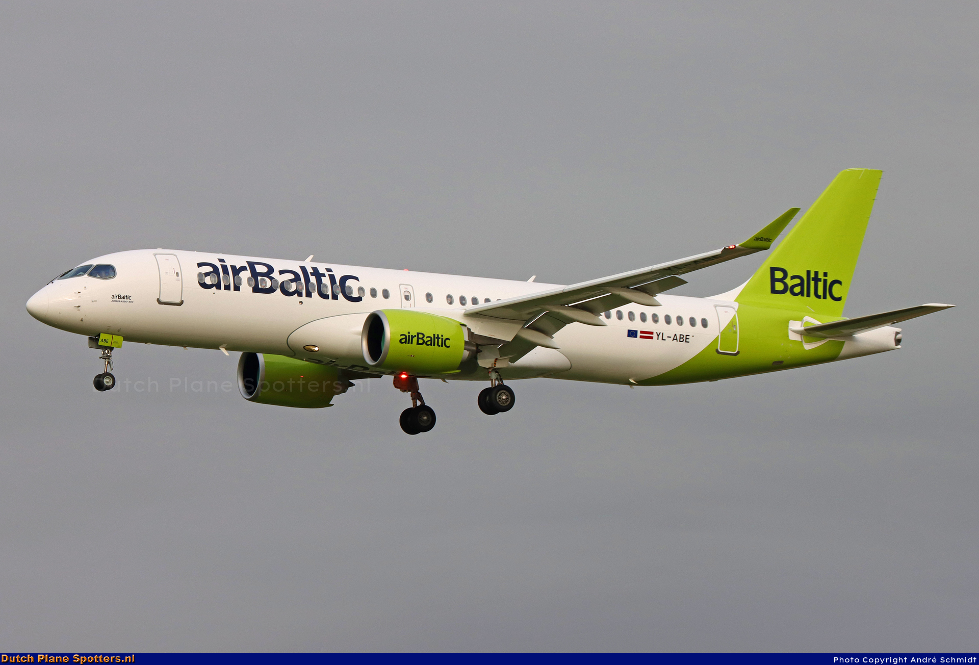 YL-ABE Airbus A220-300 Air Baltic by André Schmidt