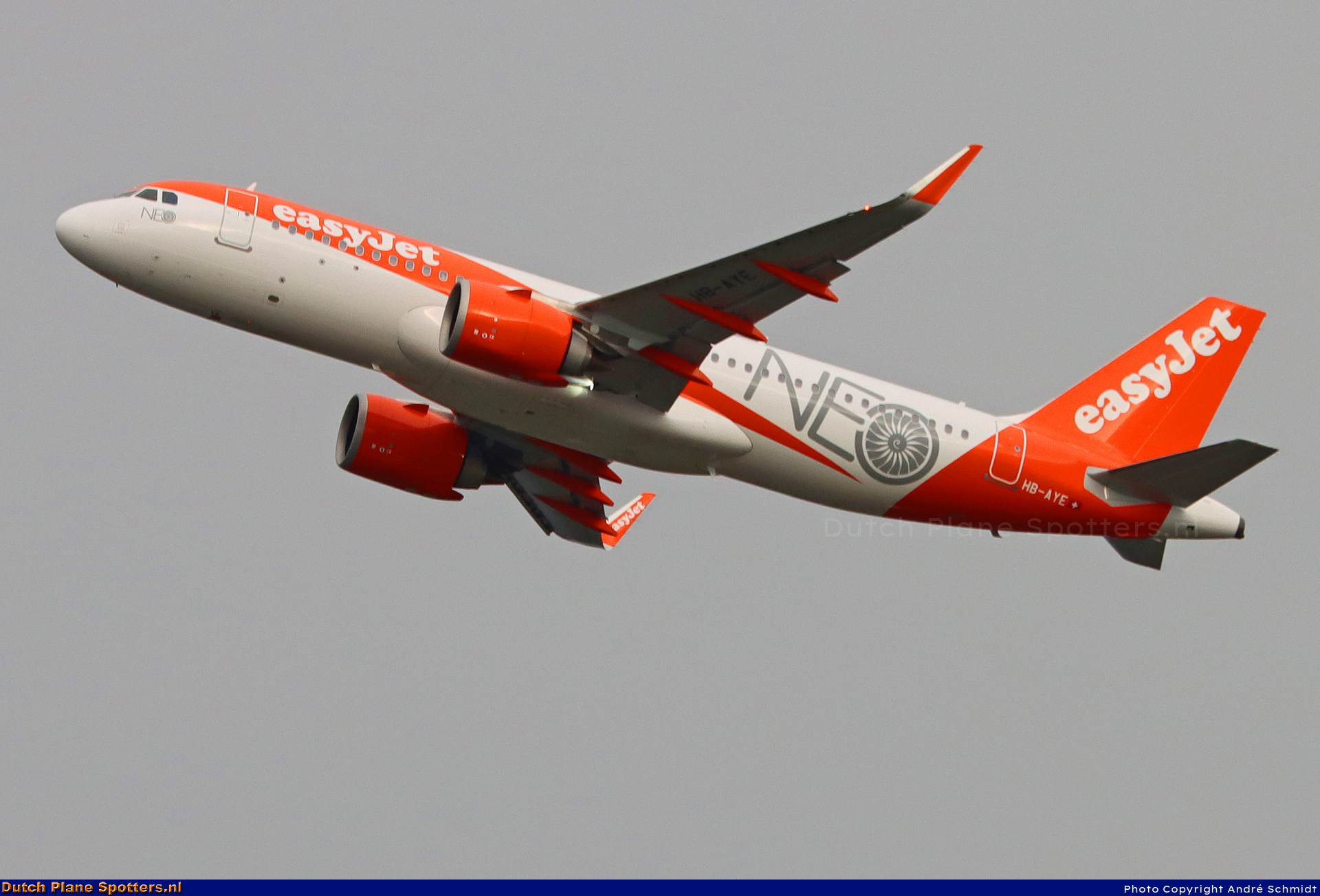 HB-AYE Airbus A320neo easyJet Switzerland by André Schmidt