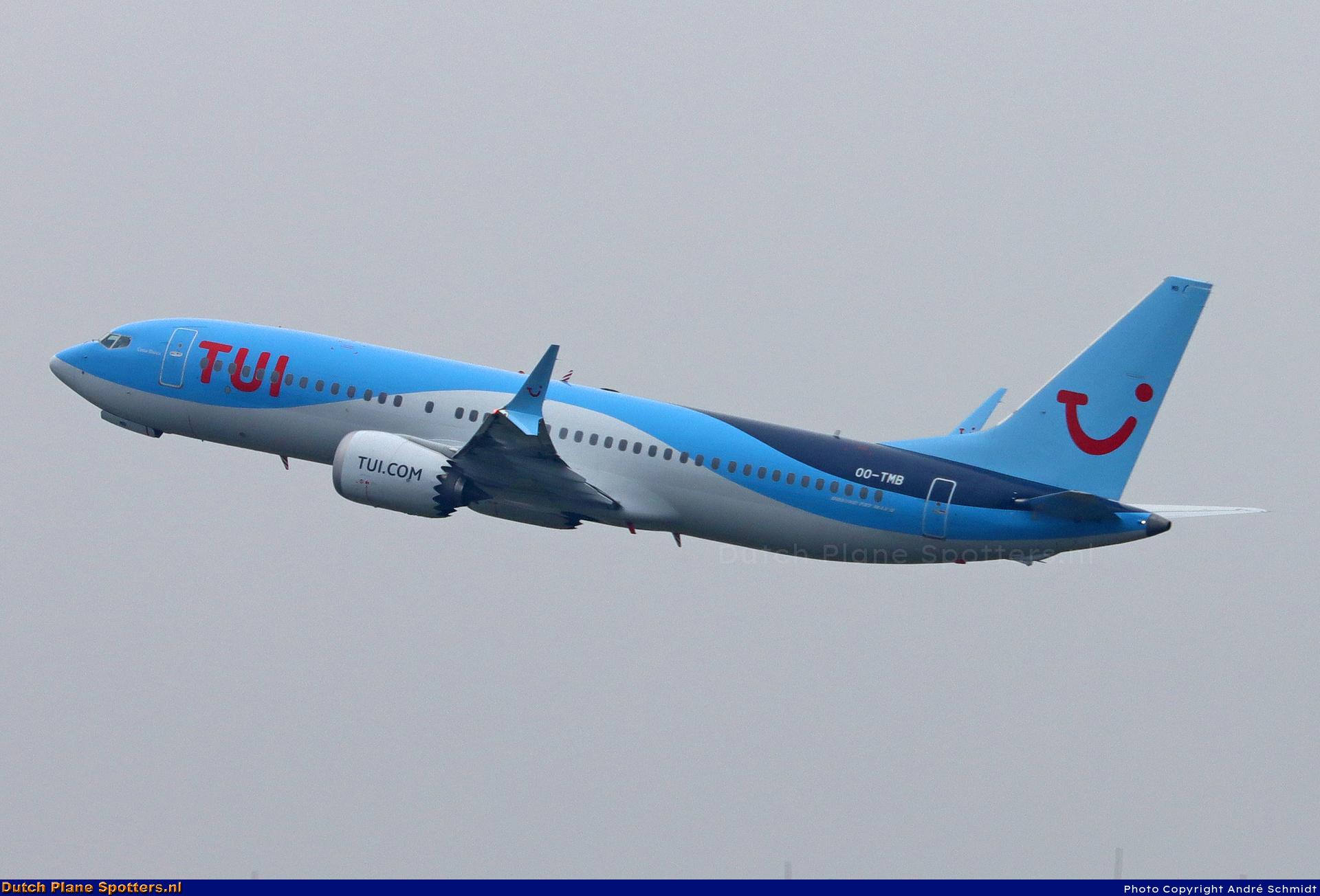 OO-TMB Boeing 737 MAX 8 TUI Airlines Belgium by André Schmidt