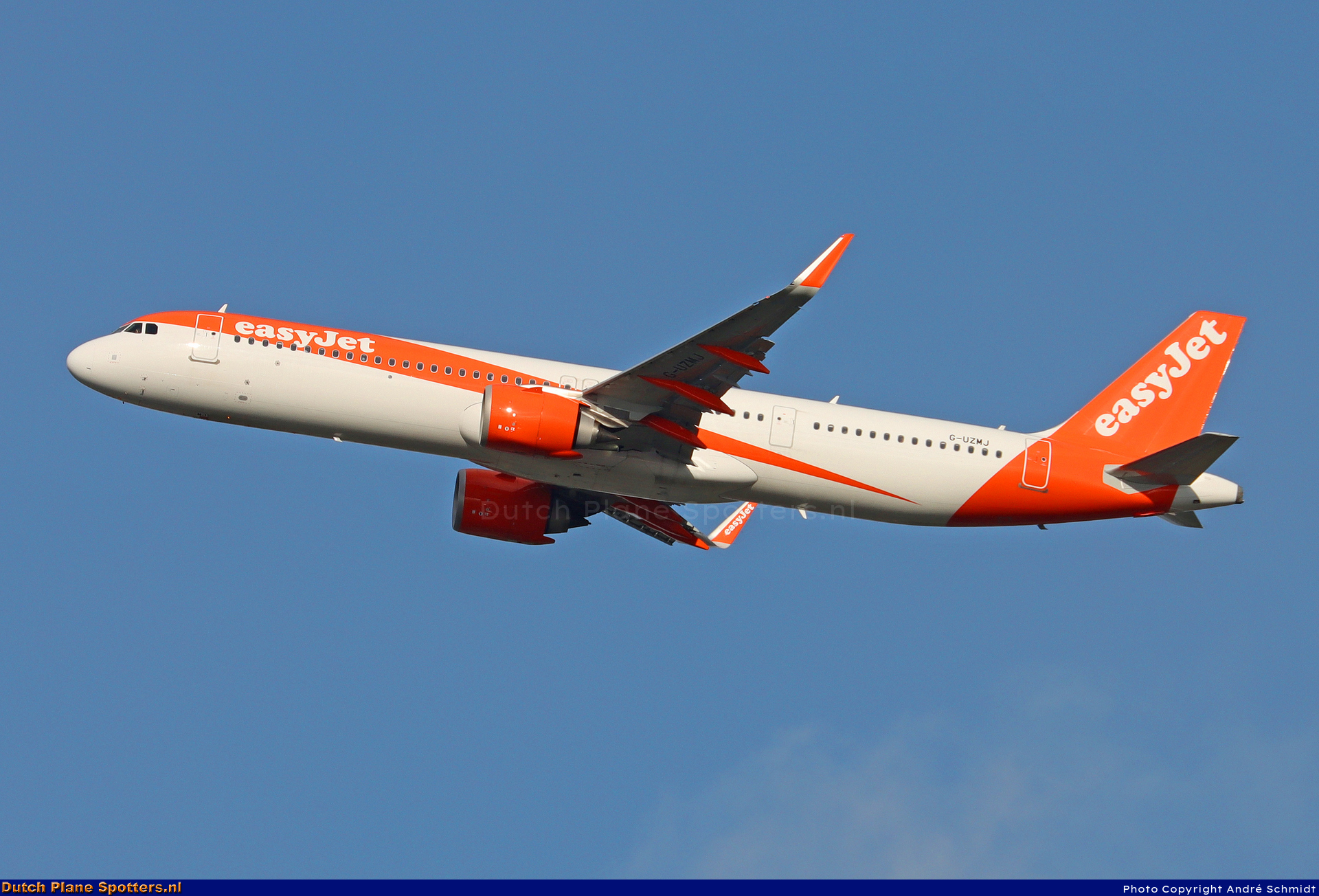G-UZMJ Airbus A321neo easyJet by André Schmidt