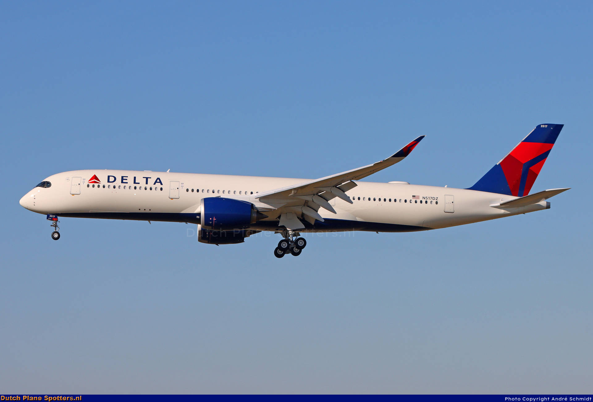 N517DZ Airbus A350-900 Delta Airlines by André Schmidt