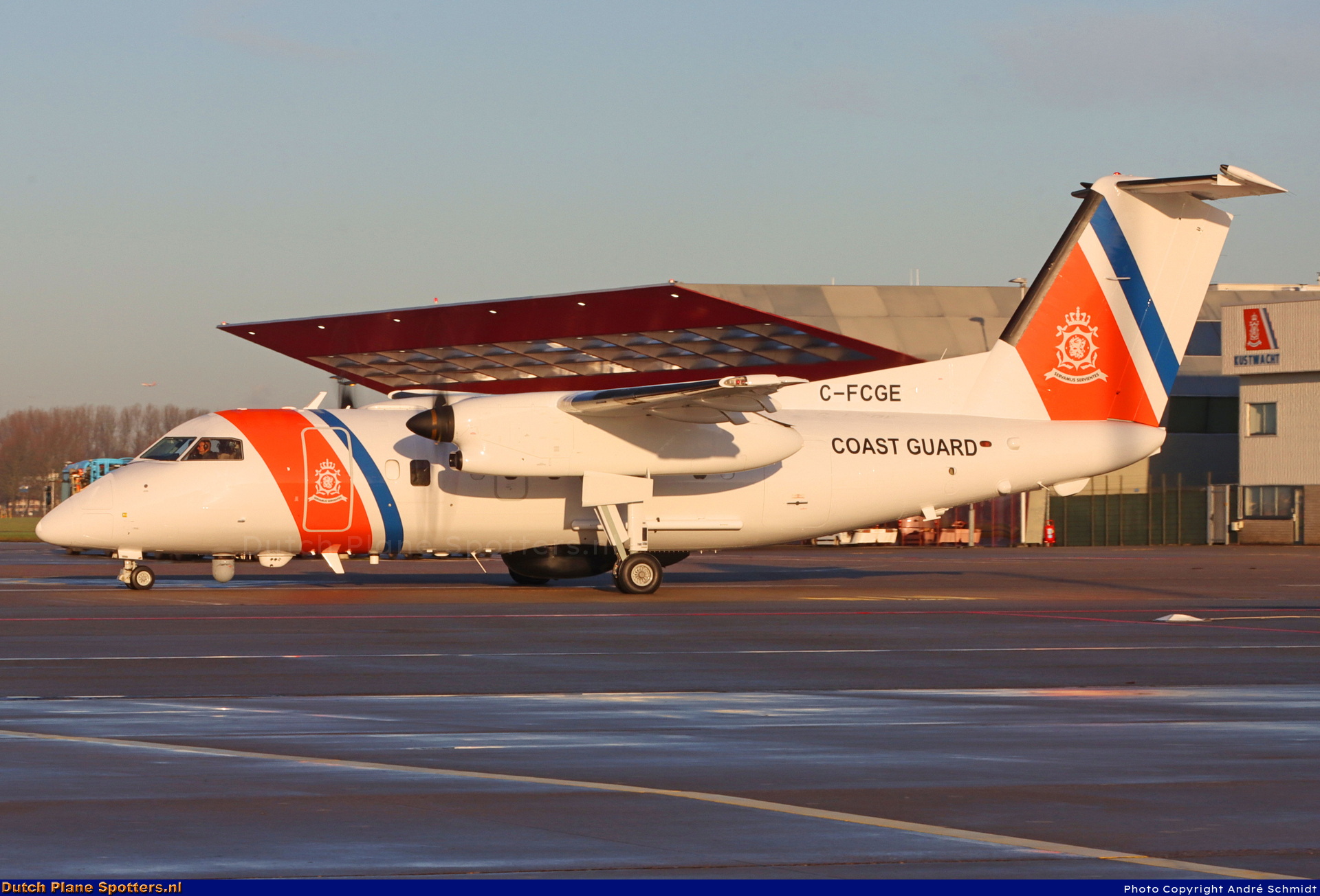 C-FCGE Bombardier Dash 8-100 MIL - Dutch Coast Guard by André Schmidt